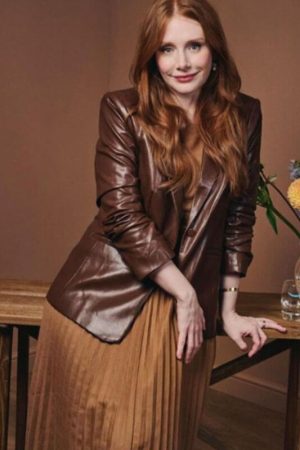 Bryce Dallas Leather Blazer