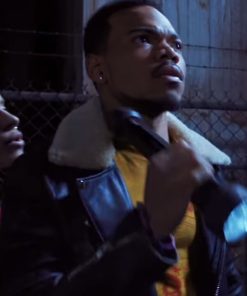Chance Black Leather Jacket