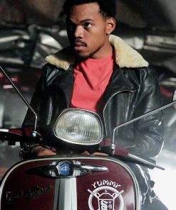 Chance Black Leather Jacket