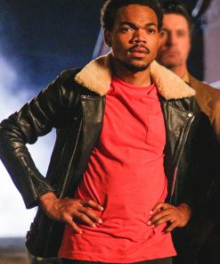 Chance Black Leather Jacket