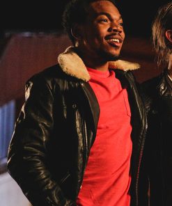 Chance Black Leather Jacket