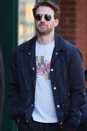 Chris Evans Blue Jacket