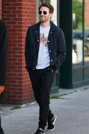 Chris Evans Blue Jacket