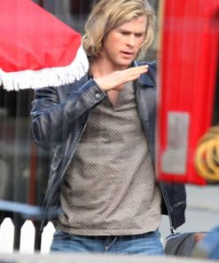 Chris Hemsworth Black Jacket