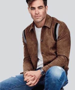 Chris Pine Suede Jacket