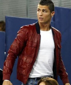 Cristiano Ronaldo Biker Jacket