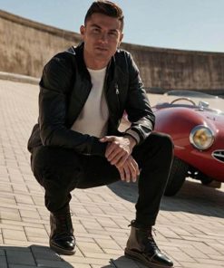 Cristiano Ronaldo Black Jacket