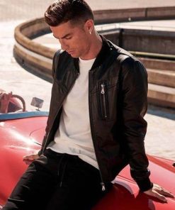 Cristiano Ronaldo Black Jacket