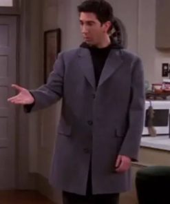 David Schwimmer Grey Coat
