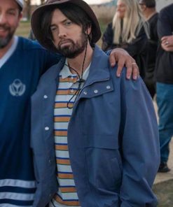 Eminem Blue Bomber Jacket