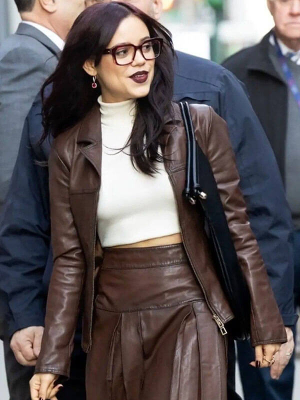 Jenna Ortega Leather Jacket