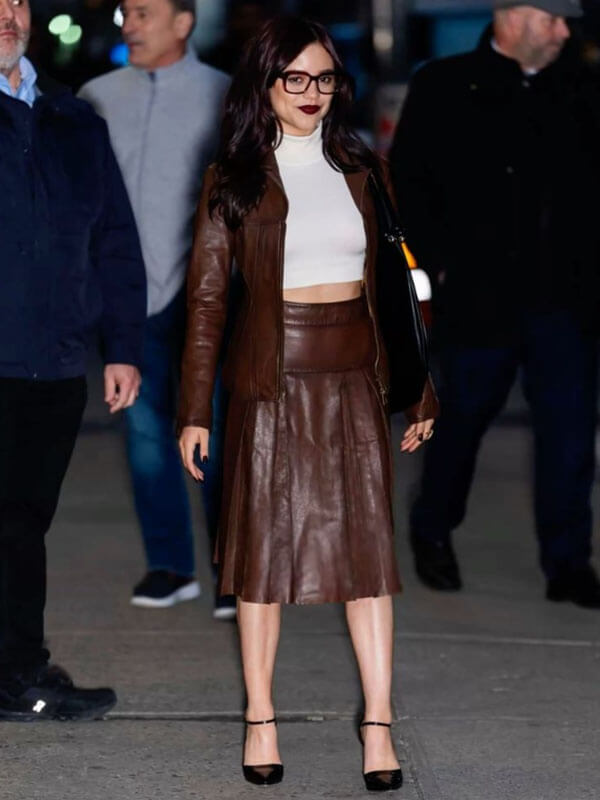 Jenna Ortega Leather Jacket