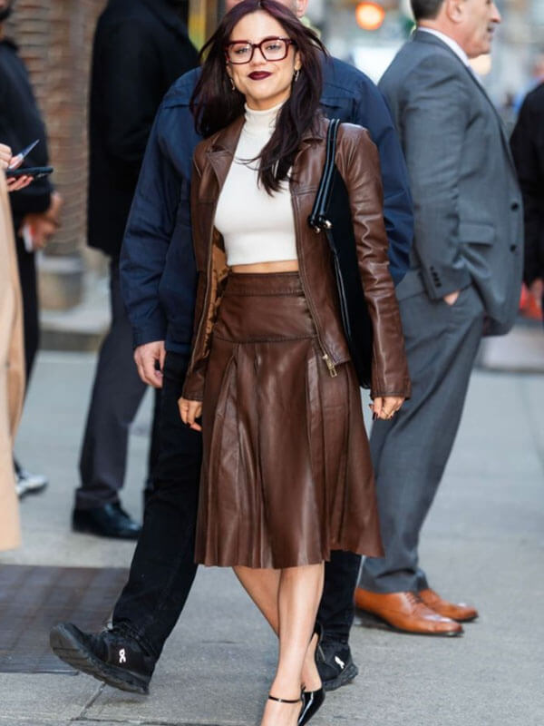 Jenna Ortega Leather Jacket