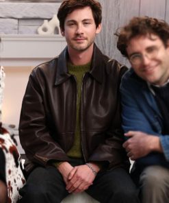 Logan Lerman Leather Jacket