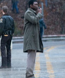 Mahershala Ali Grey Coat