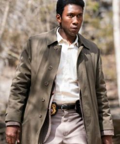 Mahershala Ali Grey Coat