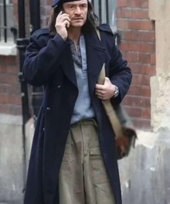 Marlon Blue Wool Coat