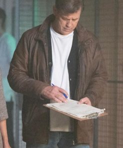 Michael Paré Brown Jacket