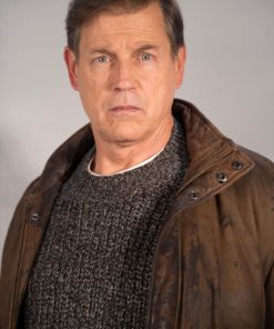 Michael Paré Brown Jacket