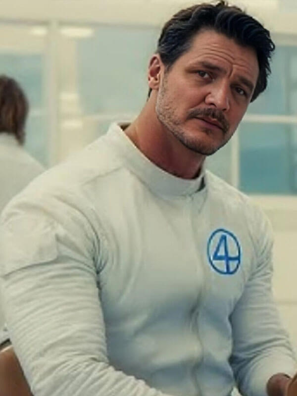 Pedro Pascal White Jacket