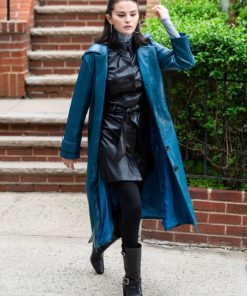 Selena Gomez Blue Coat