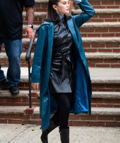 Selena Gomez Blue Coat