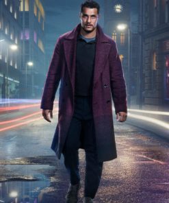 Staz Nair Purple Coat
