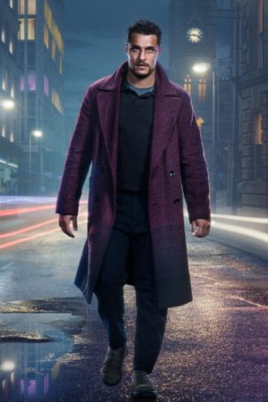 Staz Nair Purple Coat