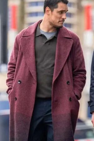 Staz Nair Purple Coat