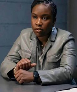 Courtney Taylor Leather Blazer