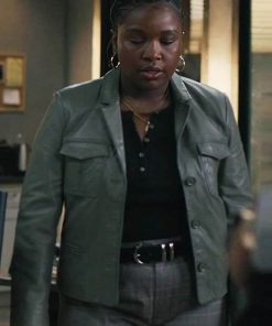 Courtney Taylor Leather Blazer