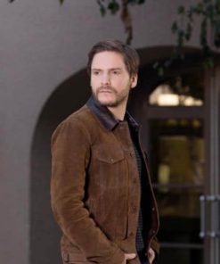 Daniel Bruhl Suede Jacket