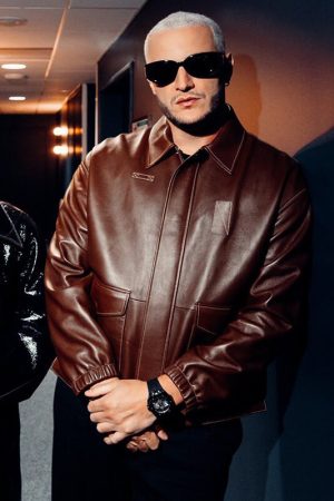 DJ Snake Brown Jacket