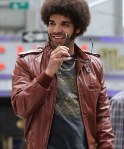 Drake Bomber Leather Jacket