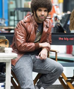 Drake Bomber Leather Jacket