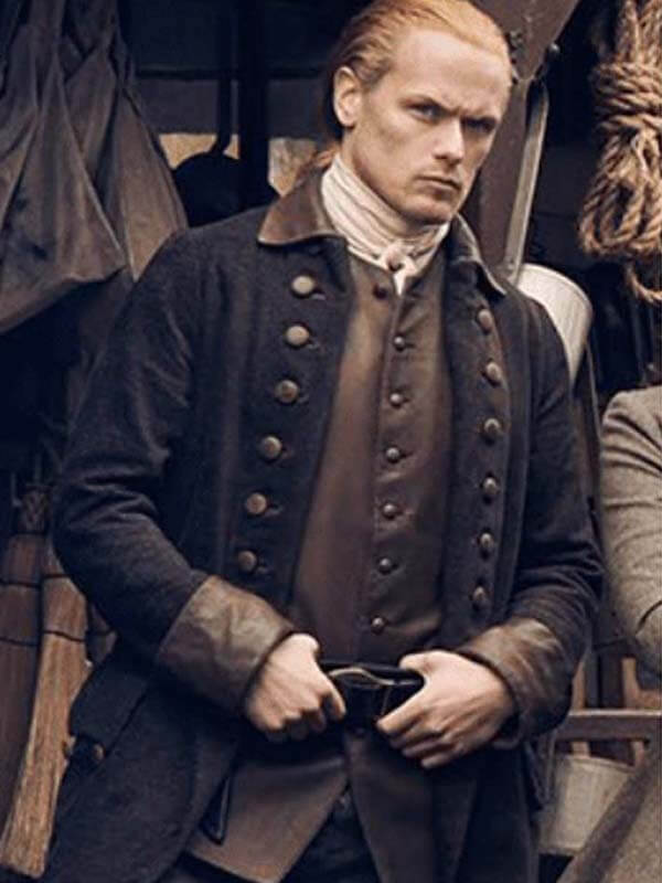 Jamie Fraser Black Coat