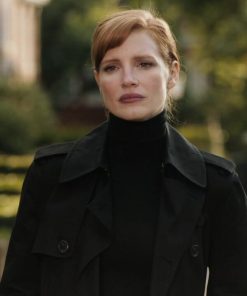 Jessica Chastain Cotton Coat