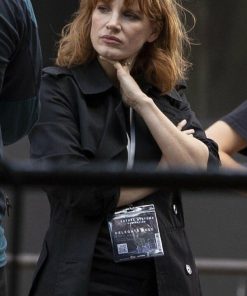 Jessica Chastain Cotton Coat