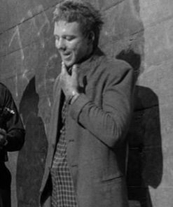 Mickey Rourke Wool Coat