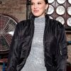 Millie Bobby Brown Black Jacket