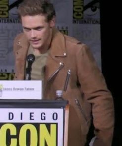 Sam Heughan Suede Jacket