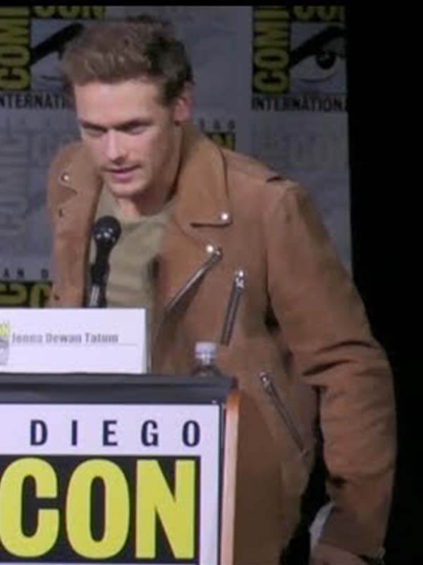 Sam Heughan Suede Jacket