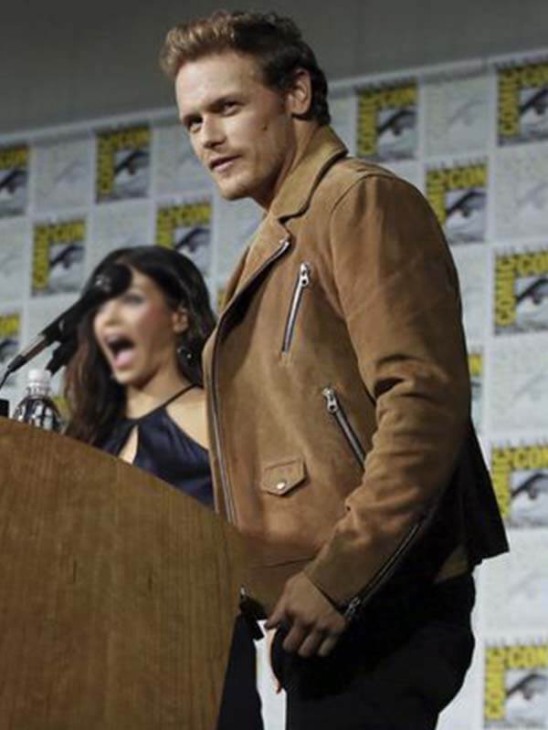 Sam Heughan Suede Jacket