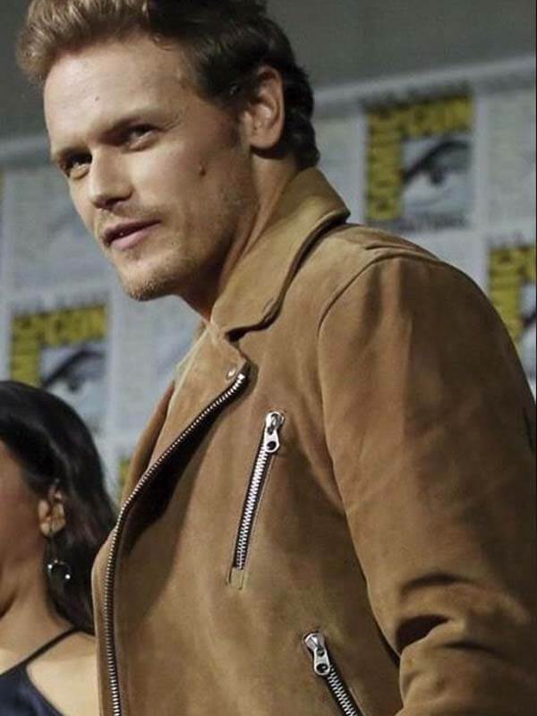 Sam Heughan Suede Jacket