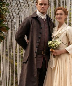 Sam Heughan Brown Coat