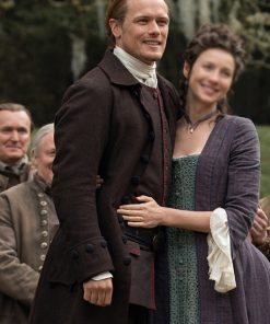 Sam Heughan Brown Coat