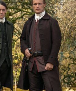 Sam Heughan Brown Coat