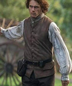 Sam Heughan Suede Vest