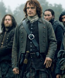 Sam Heughan Leather Coat