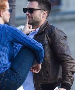Sebastian Stan Leather Jacket